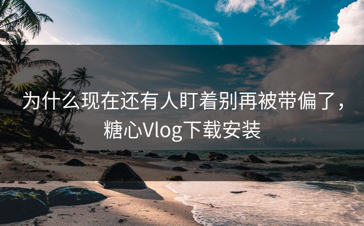 为什么现在还有人盯着别再被带偏了，糖心Vlog下载安装
