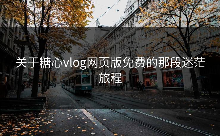 关于糖心vlog网页版免费的那段迷茫旅程 关于糖心vlog网页版免费的那段迷茫旅程